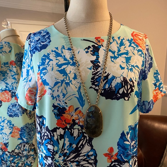 J. Crew Floral Shift Mini Dress - Picture 2 of 6